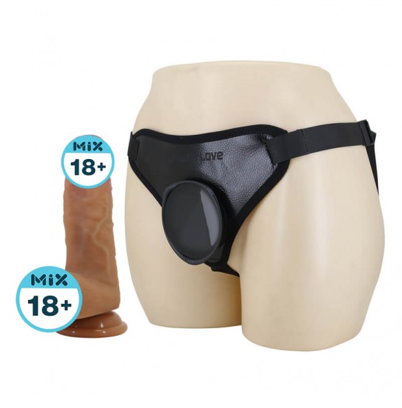 Pretty Love - Jogg Strap-on Harness Briefs (L:15.5cm - D:4.6cm) Pretty Love - Jogg Strap-on Harness Briefs (L:15.5cm - D:4.6cm)